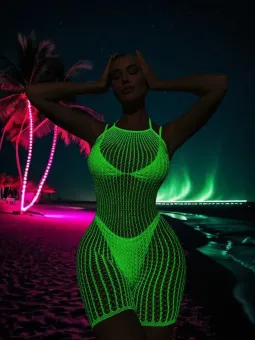 Glow in the Dark Body S/L - Neongreen